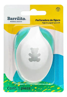3 Perforadoras Barrilito P/foamy Modelos Diferentes - Barrilito - empaque