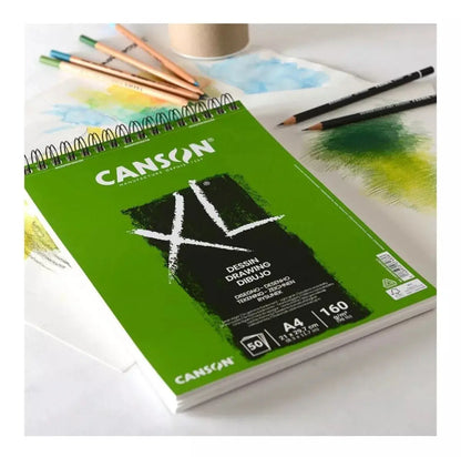 Cuaderno De Dibujo Grano Fino Canson Xl Drawing Dessin 21x29 - Canson - vista lateral