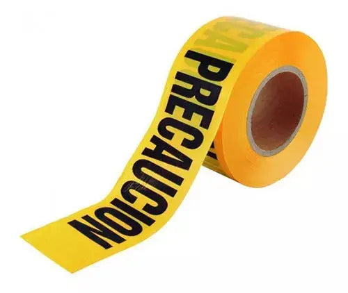 Cinta Señalización Precaución 305m X 75mm Santul Amarillo - Santul - vista lateral