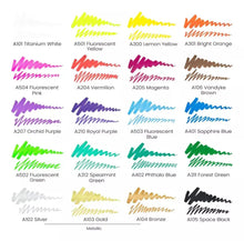 Set 20 Marcadores Acrilicos Colores Brillantes Arteza - Coveme - empaque