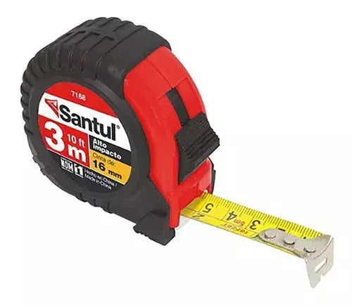 Flexometro Alto Impacto 3m 16mm Santul Resistente Impacto - Santul - detalle