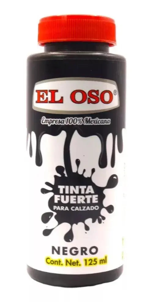 Tinta Zapatos Pintura El Oso Limpieza Artículos Piel 125 Ml - El oso