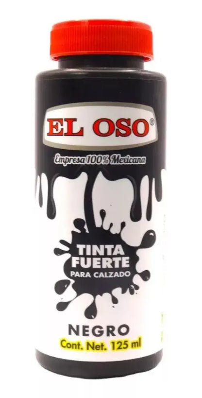 Tinta Zapatos Pintura El Oso Limpieza Artículos Piel 125 Ml - El oso