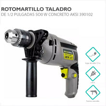 Rotomartillo 500W de 1/2" Aksi - Aksi - detalle