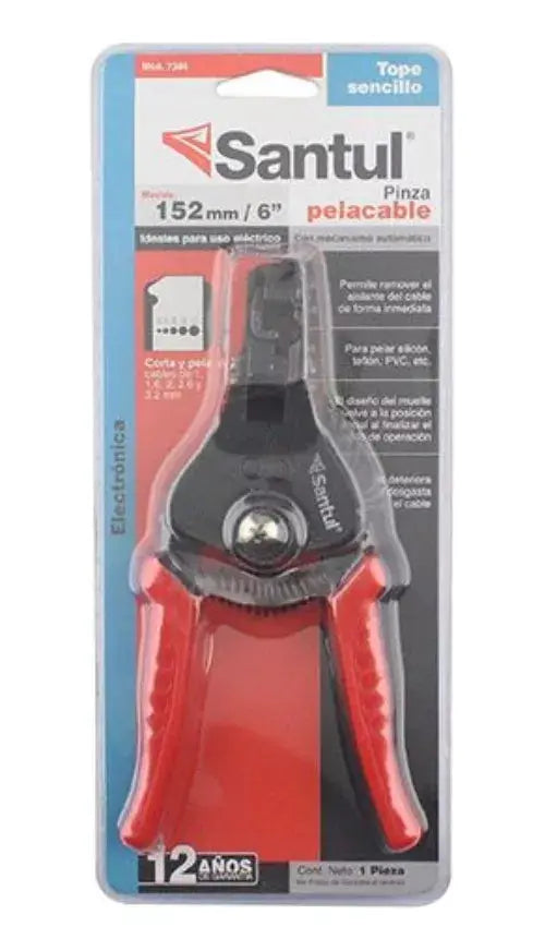 Pinza Pelacable Santul Precision Clásica 152mm Uso Electrico - Santul