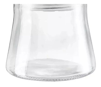 Frasco Vidrio Contenedor Tapa Envase Dulcero Cristal 650ml - Vittori - vista lateral