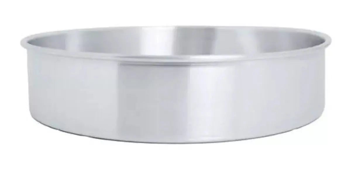Molde Pastel Grande Hornear Pan Alpro 40cm Aluminio Redondo - Alpro - vista lateral