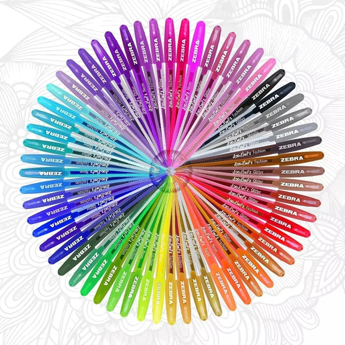 Estuche 10 Boligrafos Gel Zebra Colores Brillantes Escolar - Zebra