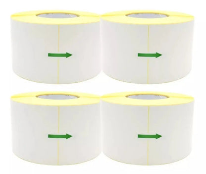 4 Rollos Etiquetas Adhesivas Adhes 1000 X Rollo 10cm X 15cm - ADHES - detalle