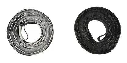 50pz Correa Organizadora Velcro Amarre Cables Sujeción Negro - Velcro - detalle