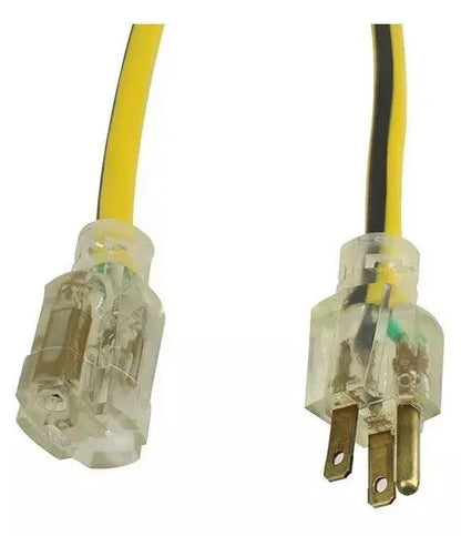Extension Electrica 30m Sanelec Uso Rudo 13a Enchufe De Luz Color Amarillo - Sanelec - vista lateral
