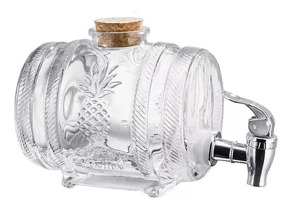 Dispensador Bebidas Barril Tequila Mezcal Vitrolero Vidrio - Vittori - empaque