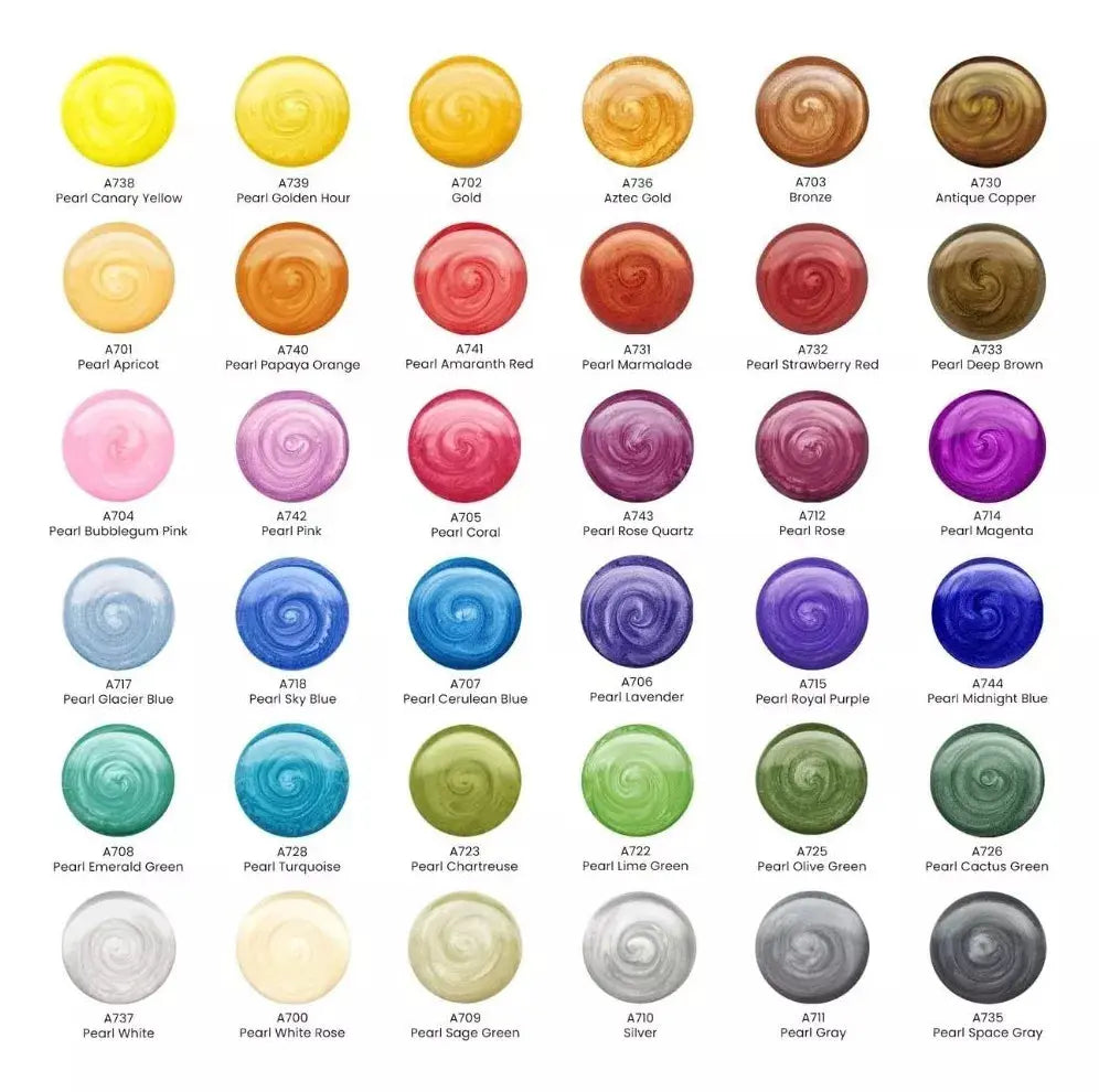 36 Tubos De Pintura Gouache Arteza 12 Ml Colores Surtidos - Arteza