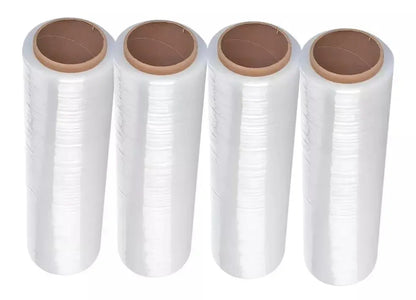 4 Rollos Playo Transparente Adhes Alto Rendimiento 457m - Adhes - vista lateral
