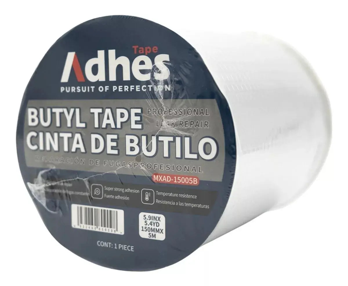 Pack 3 Cinta Butilo Adhes Reparacion Contra Agua 150mm X 5m - ADHES - vista lateral