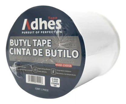 Pack 3 Cinta Butilo Adhes Reparacion Contra Agua 150mm X 5m - ADHES - vista lateral
