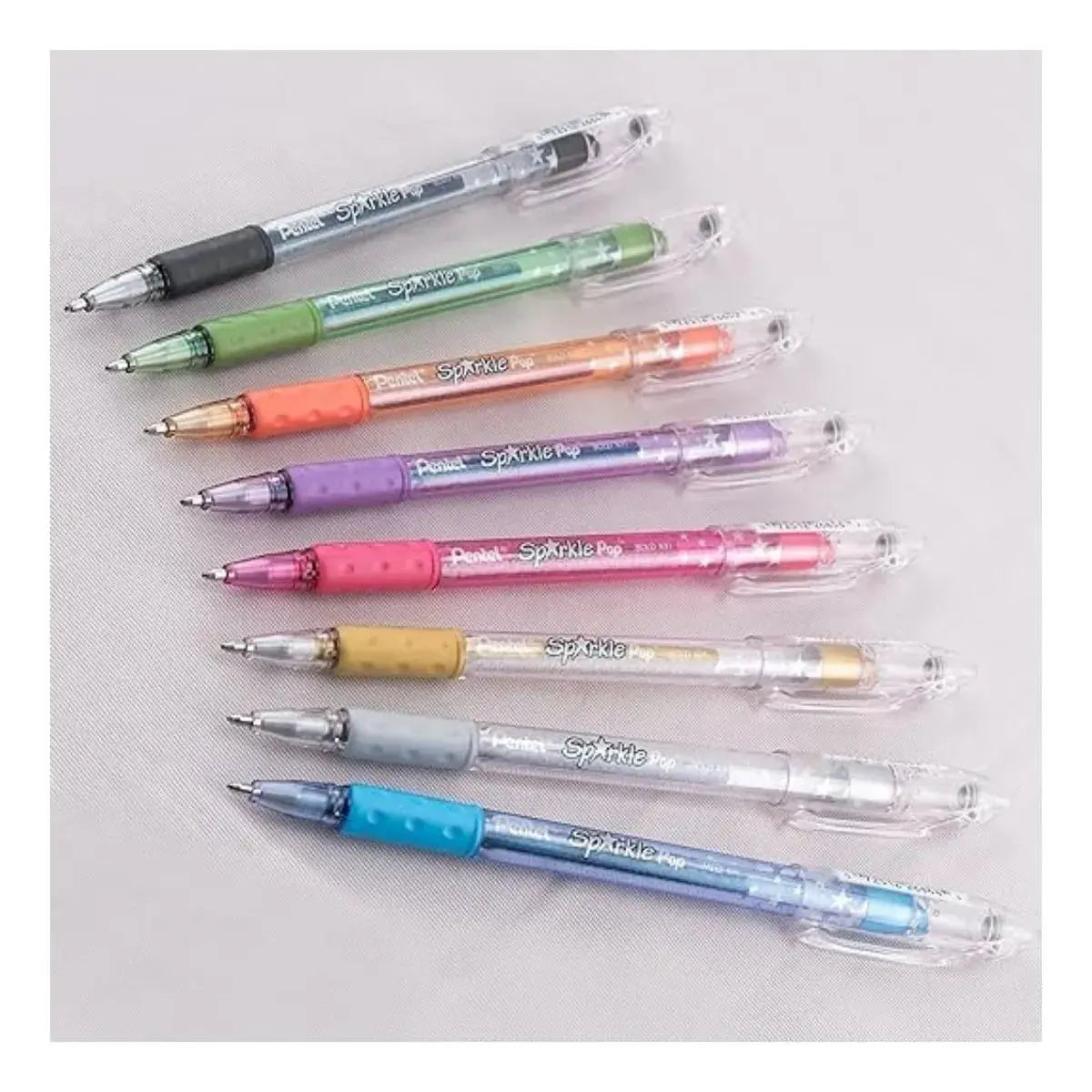 8 Boligrafos Gel Metalico Pentel Sparkle Pop 1.0mm - Pentel
