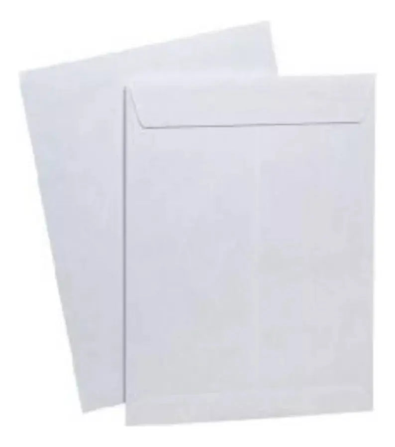 50 Sobres Bolsa Blanco Carta 23 X 30.5 Nassa Solapa Engomada - Nassa - vista lateral