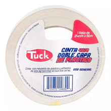 Cinta Doble Capa Plastico 4019 Tuck 24mm X 50m Uso General - Tuck