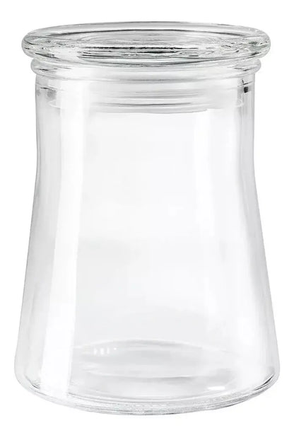 Envase Brocal Tapa Contenedor Frasco Vidrio Cristal 900ml - Vittori - vista lateral