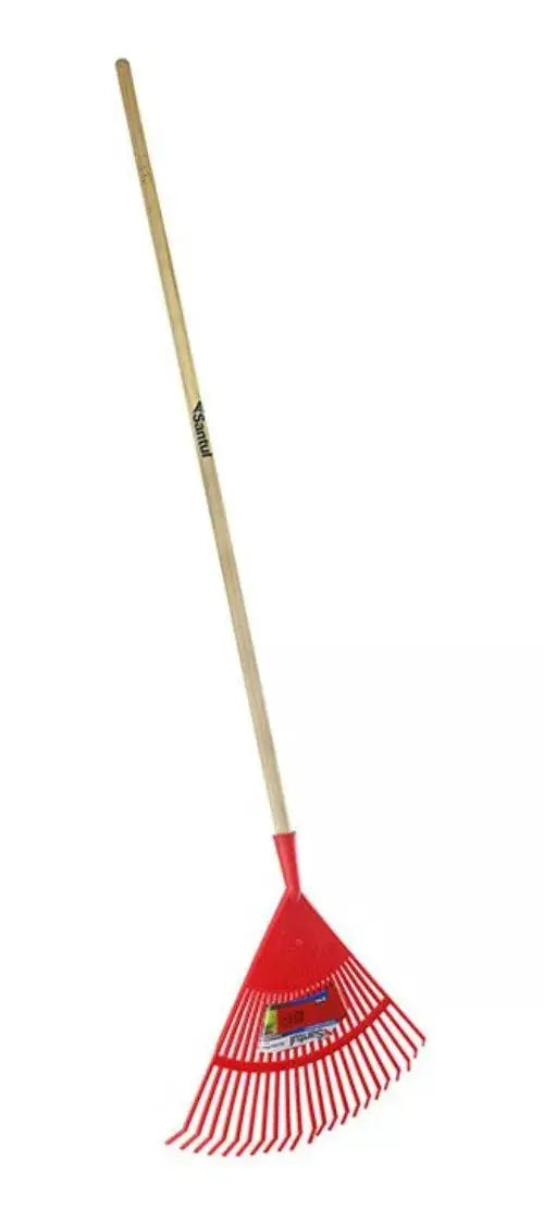 2 Pzs Escoba Jardin Curva Santul Plástica 22 Dientes 500mm - Santul - empaque