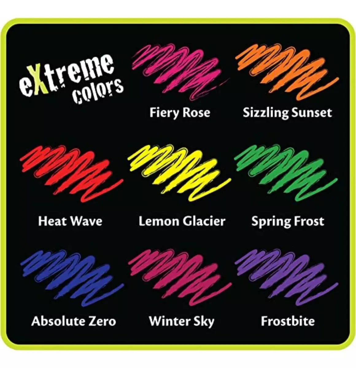 8 Crayones Twistables Extremos Colores Neon Largos Crayola - Crayola - detalle