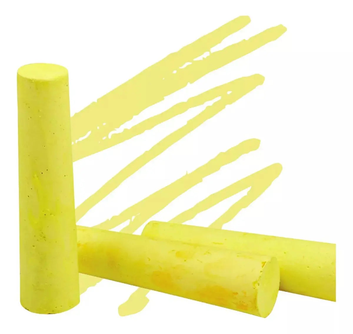Caja 12 Gises Amarrillos Crayola Antipolvo Escolar Pizarron - Crayola - empaque