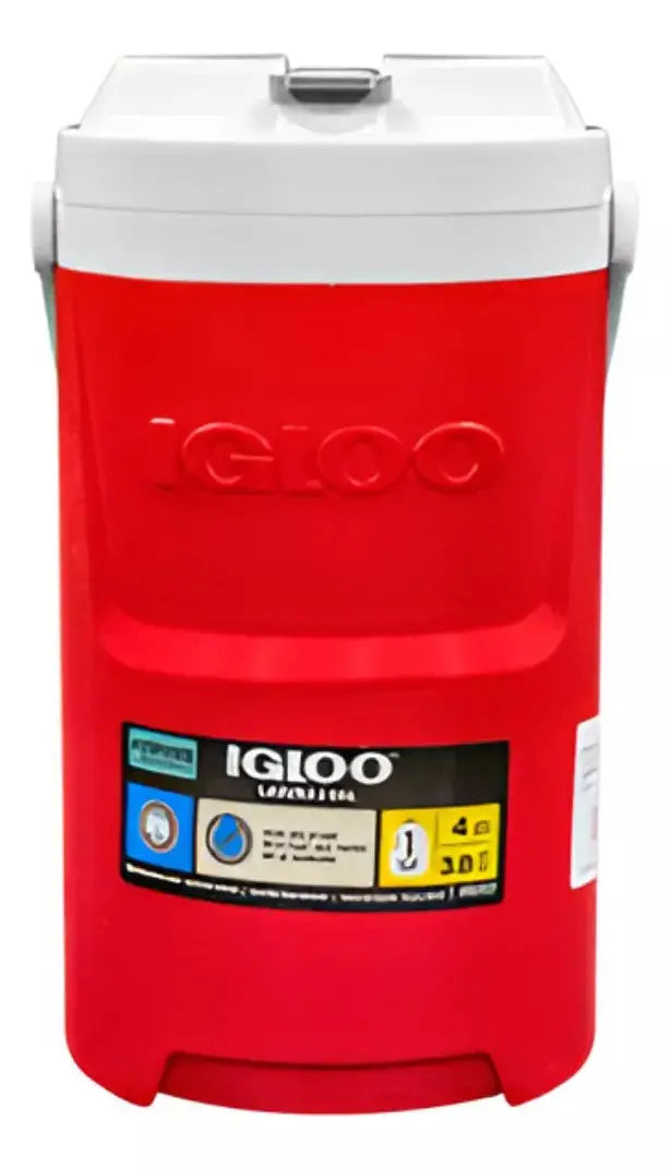Termo Rojo Igloo Tapa Roscable Igloo Cap. 3.8 L Chain Links - Igloo - vista trasera