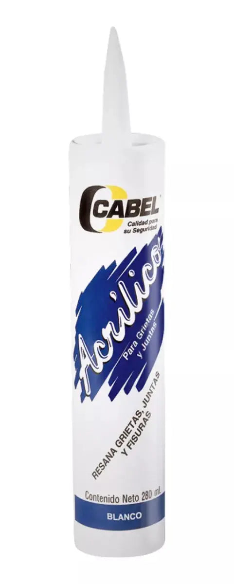 Sellador Acrílico Cabel Grietas Zonas Húmedas Universal - Cabel