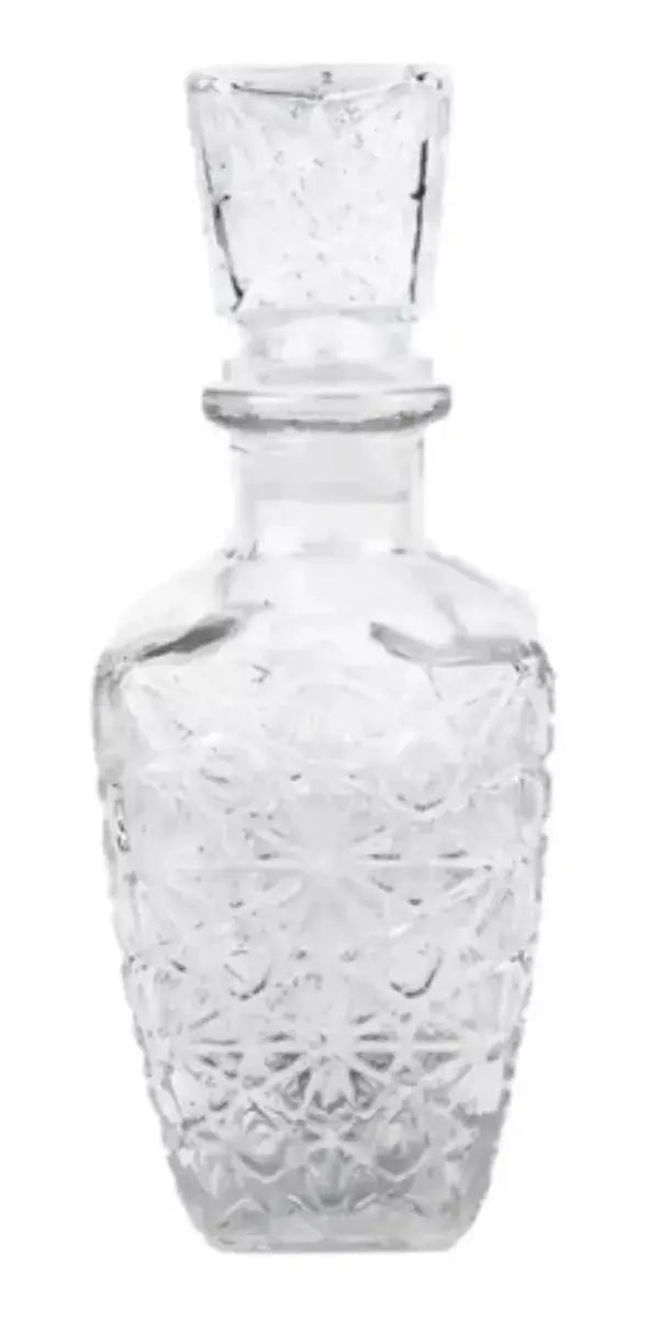 Set 2 Licoreras Vidrio Cristal Diamante Vidrio Resistente 1L - Vittori - detalle