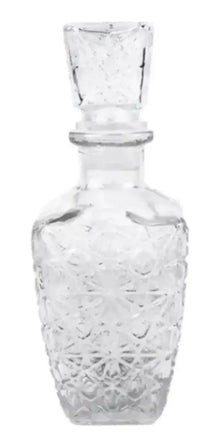 Set 2 Licoreras Vidrio Cristal Diamante Vidrio Resistente 1L - Vittori - detalle