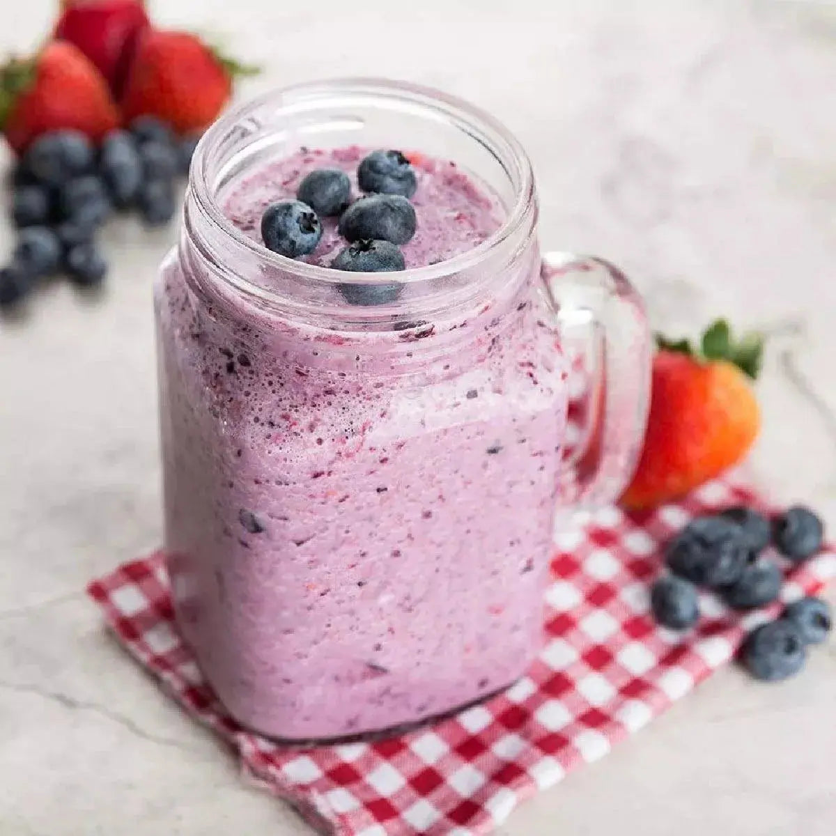 12pz Frasco Mason Jar Liso 480ml Tapa Popote Vidrio Colores - Vittori - vista lateral