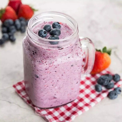 12pz Frasco Mason Jar Liso 480ml Tapa Popote Vidrio Colores - Vittori - vista lateral