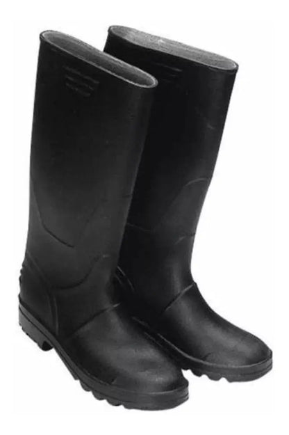 Botas Industrial Calzado Protección Pvc Antiderrapante Negro 10 - Alyger - detalle