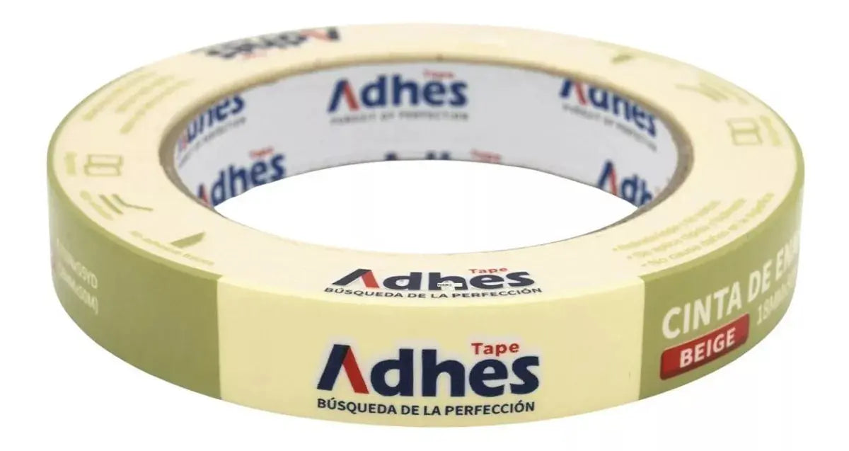 6pz Cinta Enmascarar Beige Adhes Masking Tape 50 M - ADHES - vista lateral