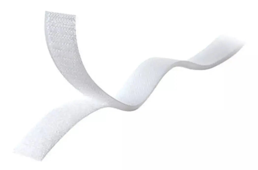 Cinta Para Telas Velcro Tira Adherible Correa Blanca 60x1.9 - Velcro