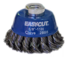 2pz Cepillo Copa Trenzado 2898 Tenazit Limpieza Metales Azul - Austromex - detalle