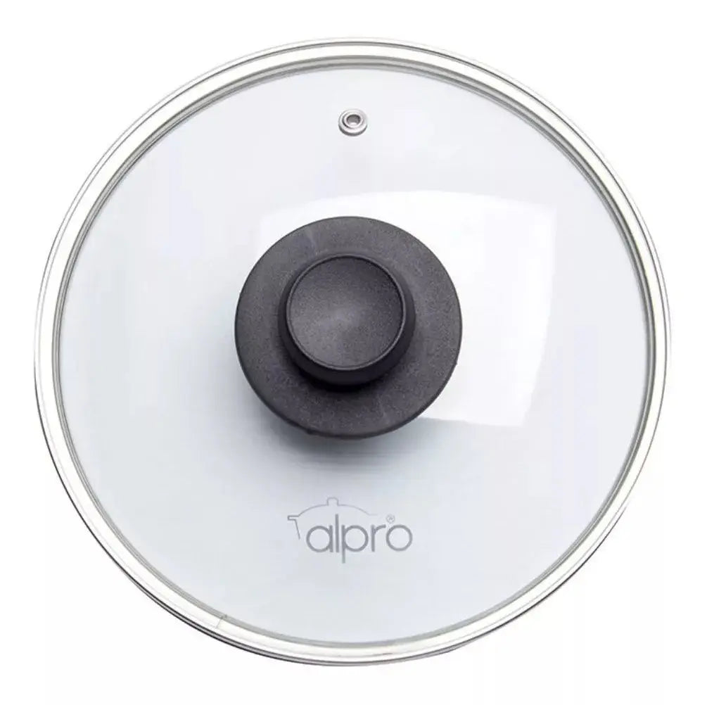 Tapa Cristal Templado Alpro Valvula Salida Vapor Cocina 20cm - Alpro - vista lateral