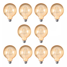 10 Focos Led Tipo Globo E27 4w Dimeable Aksi Color Luz Ámbar - Aksi - detalle