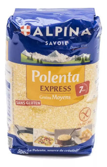 Polenta Quick Cooking Alpina Savoie 500g Bolsa Grano Francia - Alpina Savoie