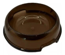 Plato Comida Perros Pet Pop Mascotas Redondo Traslucidos Negro Humo - Coveme