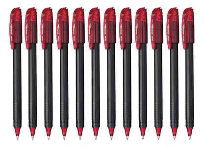 12 Boligrafos Tinta Gel Liquida Pentel Energel Stick 0.7mm Roja - Pentel