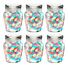 Set 6 Brocalito Vidrio Envase Redondo Regalo Dulcero 200ml - Vittori - vista trasera