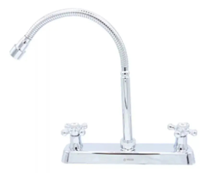 Mezcladora Flexible Fregadero Meer 1/4'' Vuelta Acero Inox - CNX - empaque