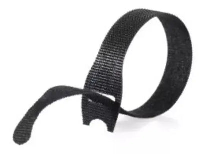 30pz Tiras Organizadoras Cables Velcro Cinta Sujetadora Gris - Velcro - detalle