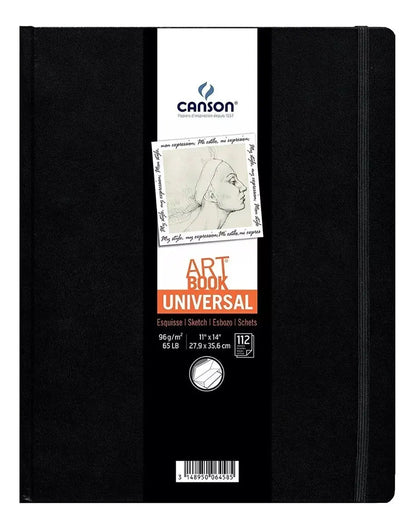 Cuaderno Dibujo Canson Art Book Universal Boceto 27.9x35.6cm - Canson - vista lateral