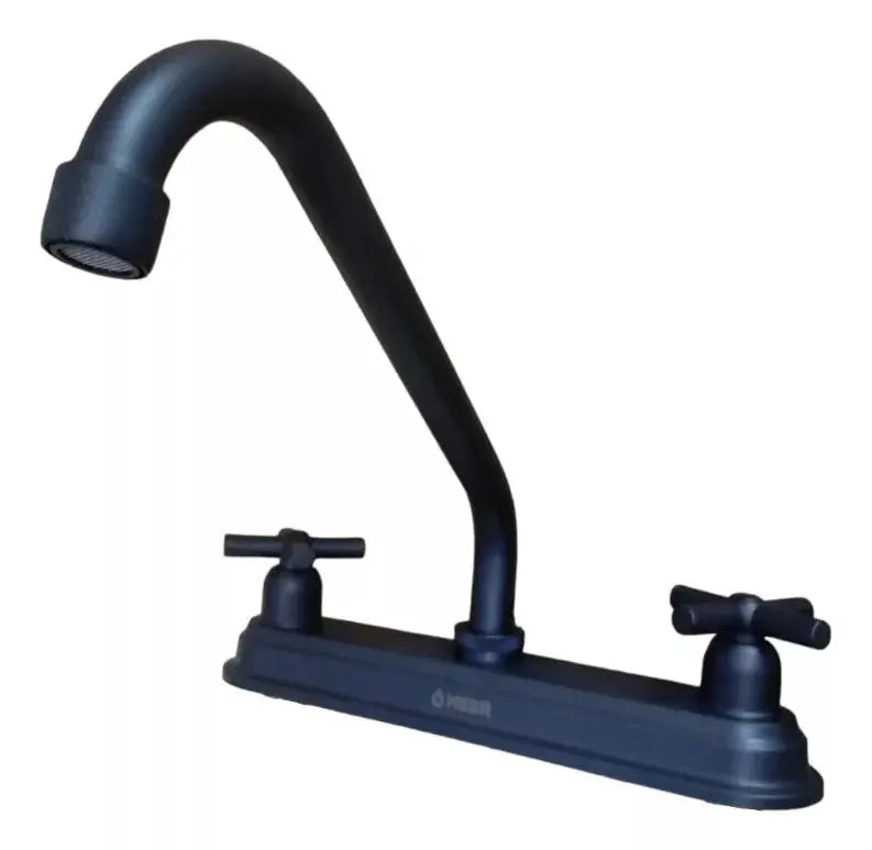 Mezcladora Fregadero Meer Color Negro Mate 1/4 Vuelta - CNX - accesorios