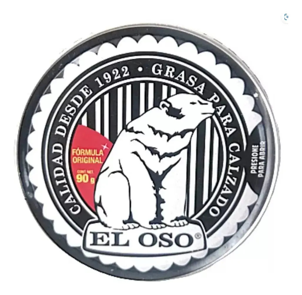 Grasa Calzado El Oso Lustrado Zapatos Colores Elegir 90 G Negro - El oso - detalle