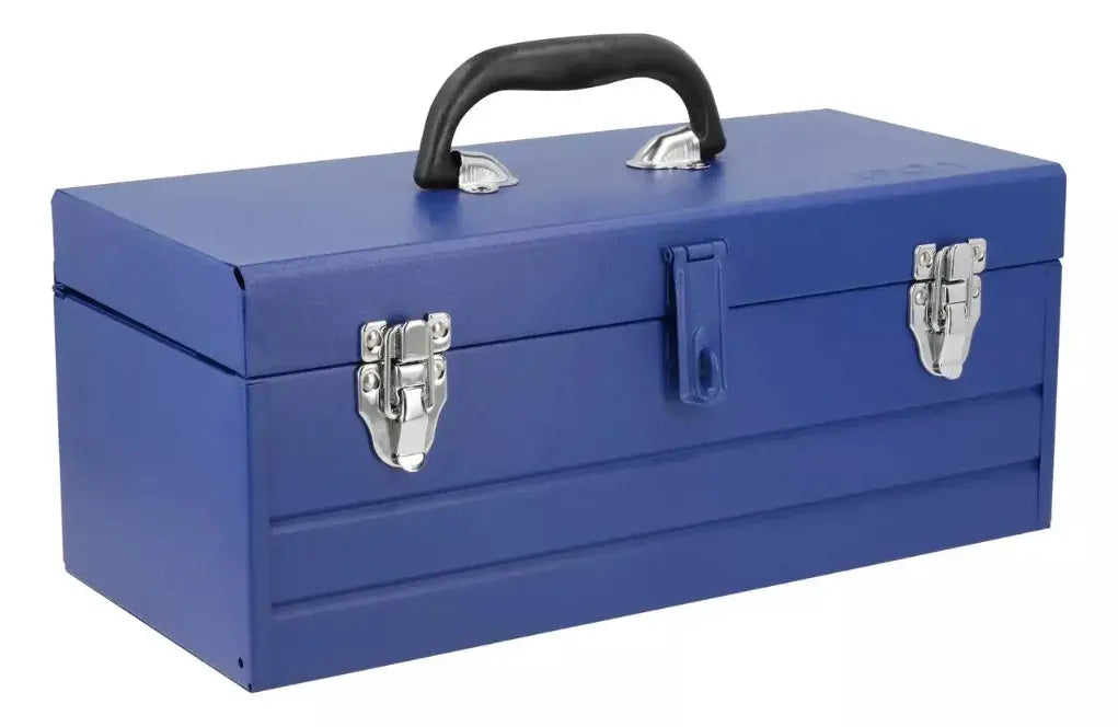 Caja Portaherramientas Metalica Foy Azul 16'' X 7'' X 6'' - Lock