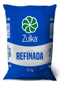 Azucar Refinada Zulka 1kg Granulada Caña Origen Natural - KCTS